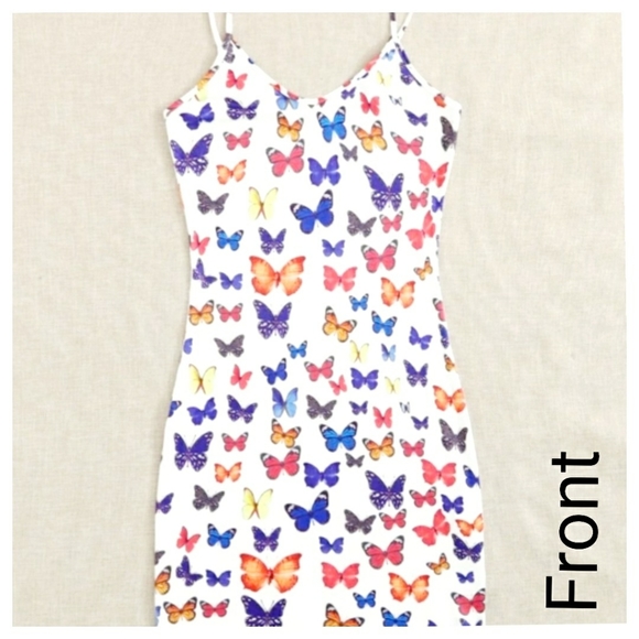 💥Beautiful Cami Butterfly Dress - Picture 4 of 9